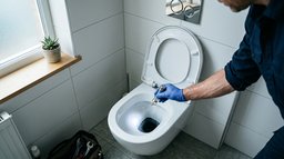 Rat dans les toilettes à Vaulx-en-Velin